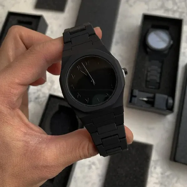 Black Arabic Aura watch For Men & Women