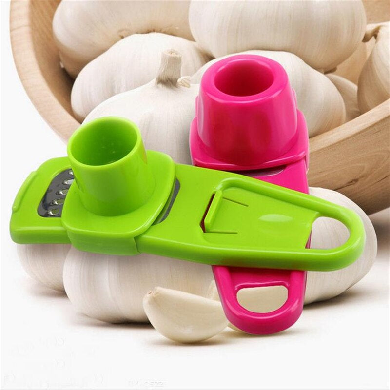 Garlic Ginger Grinding Tools Kitchen Garlic Grater Fruits Vegetable Hand Press Grinding