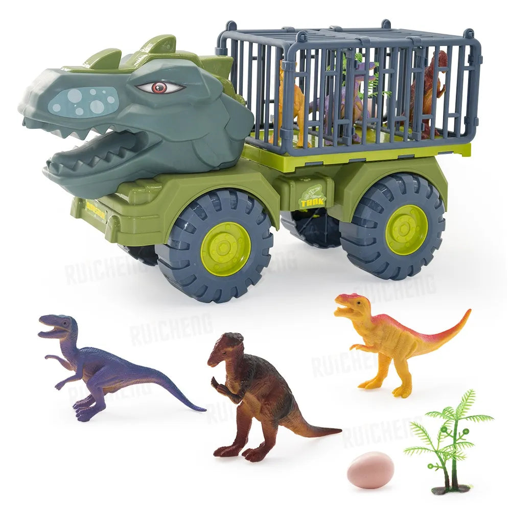 Big Dinosaur Car Truck Telur Dinosaur Set Jurassic Toys
