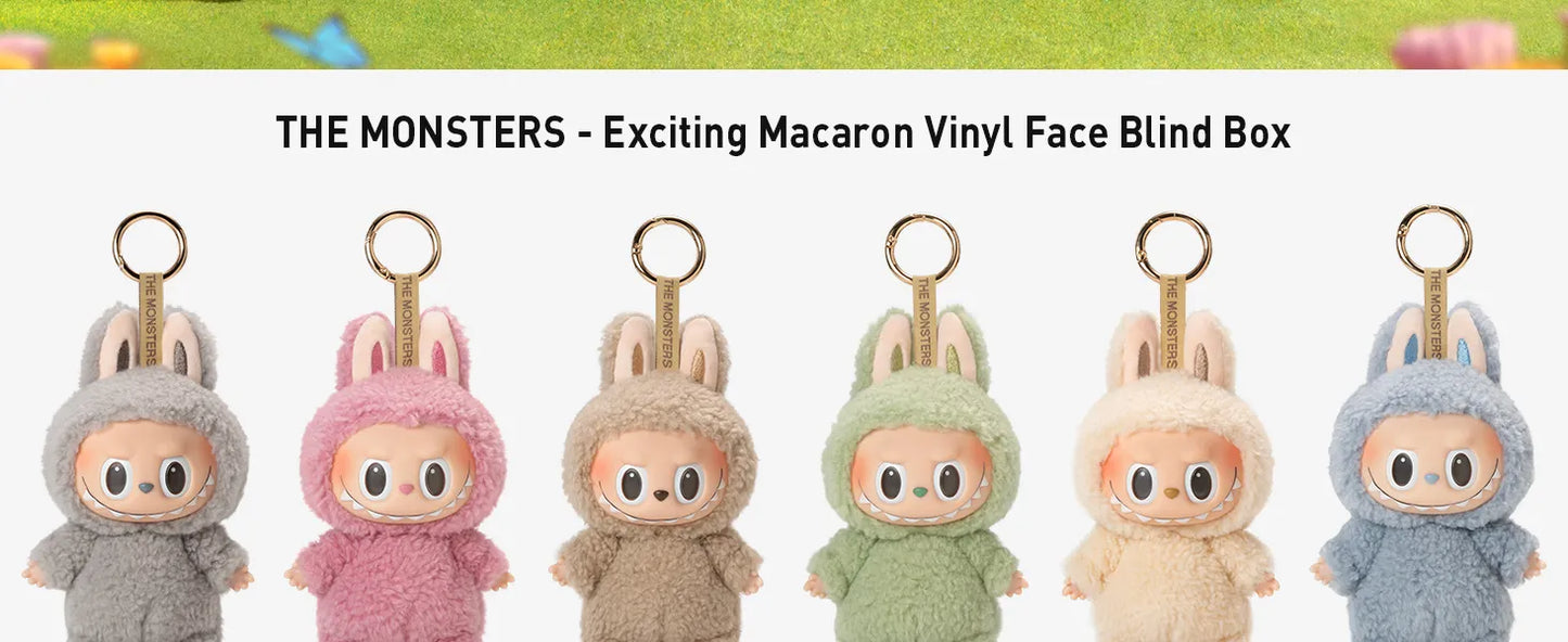 Cute Soft Bunny Doll with Keychain for Kids Girls Boys labubu