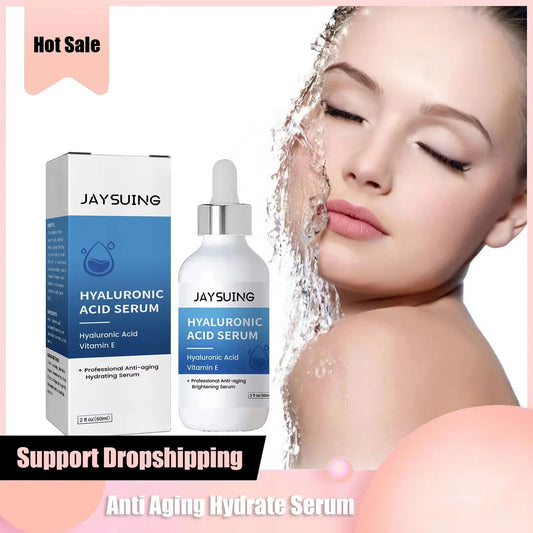 Ordinary Hyaluronic Acid Serum for Face Anti Wr-inkle Shrink pores Hydrating Moisturizing Essence Firming Lifting Skin Care