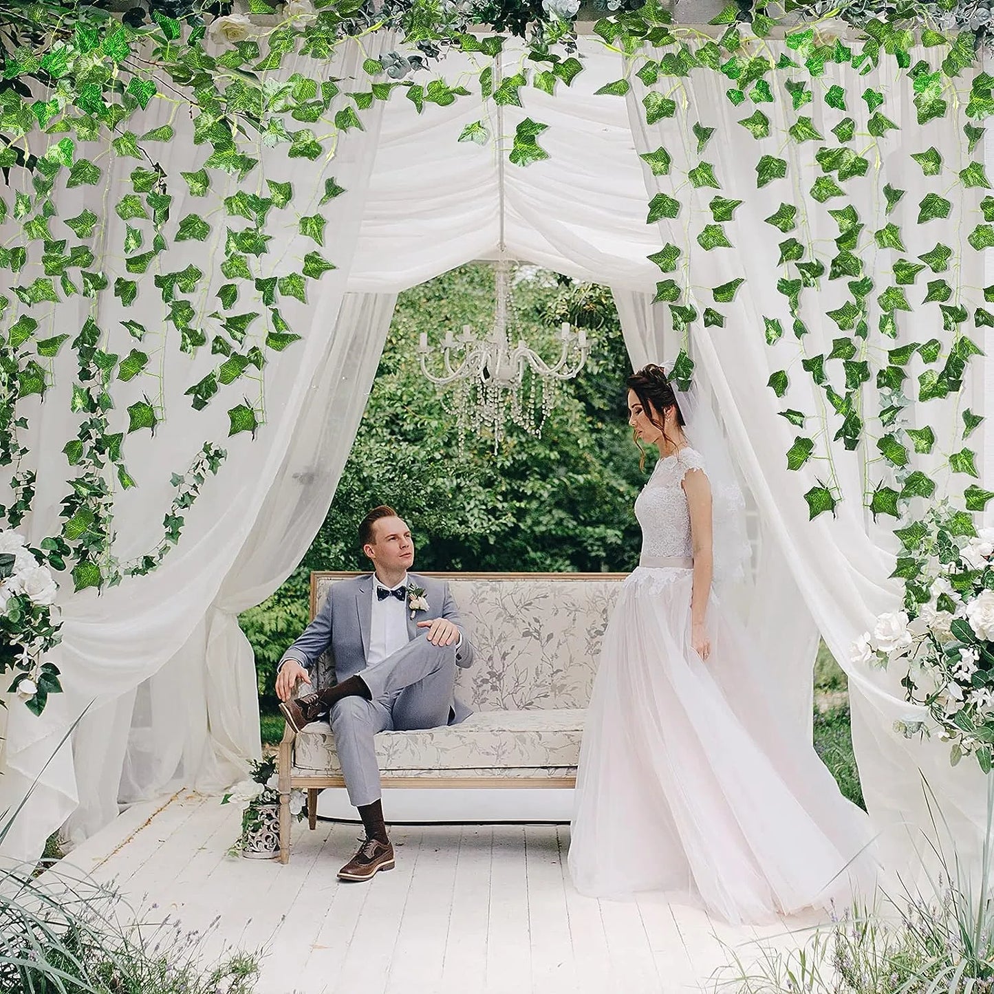 Artificial Ivy Garland Fake Hanging Vines for Wall Bedroom Decoration