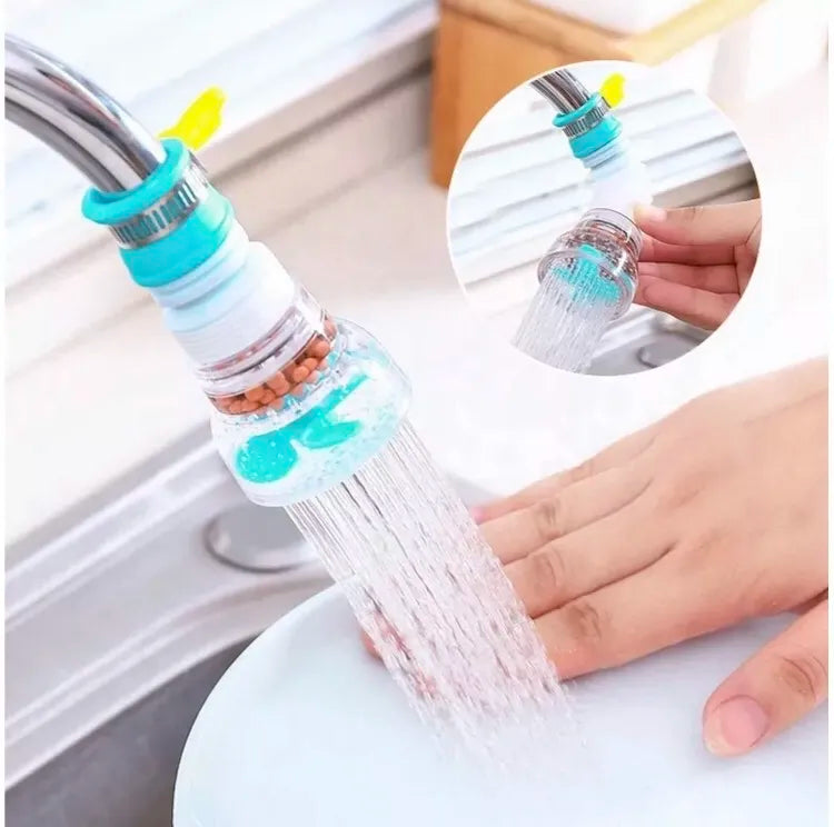 360 Rotatable Adjustable Water Filter Faucet Tap - Water-Saving Kitchen and Bathroom Organizer Tool