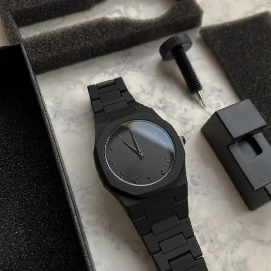 Black Arabic Aura watch For Men & Women