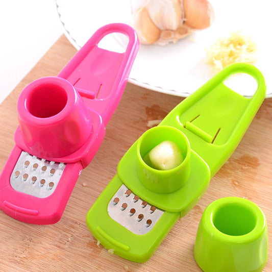 Garlic Ginger Grinding Tools Kitchen Garlic Grater Fruits Vegetable Hand Press Grinding