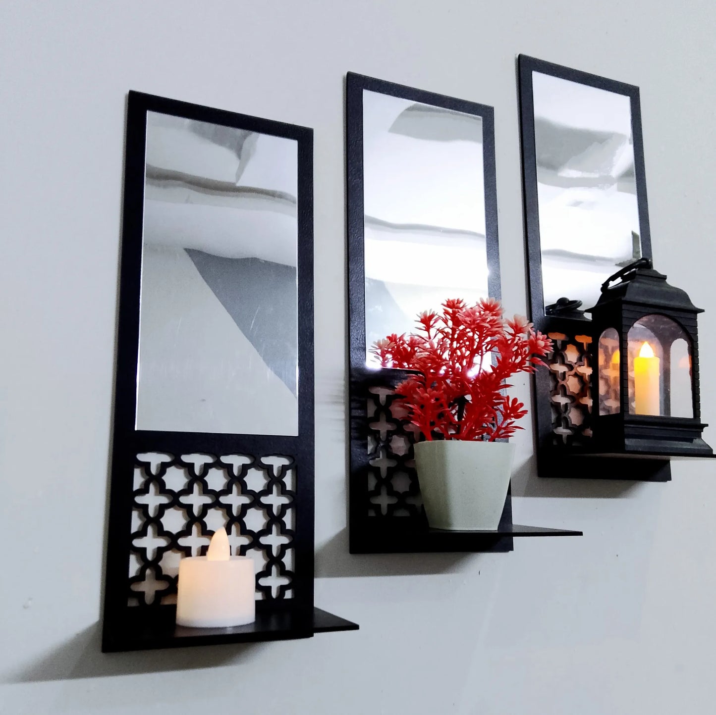 Dotz Brand Wall decorations items, Wooden wall shelf for bedroom, Wooden wall