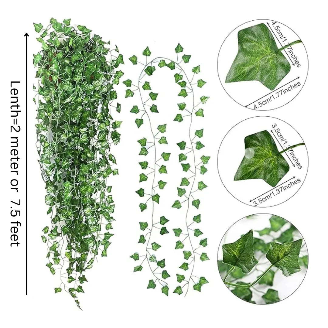 Artificial Ivy Garland Fake Hanging Vines for Wall Bedroom Decoration