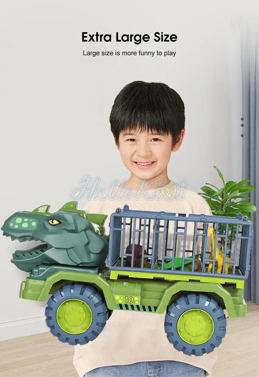 Big Dinosaur Car Truck Telur Dinosaur Set Jurassic Toys