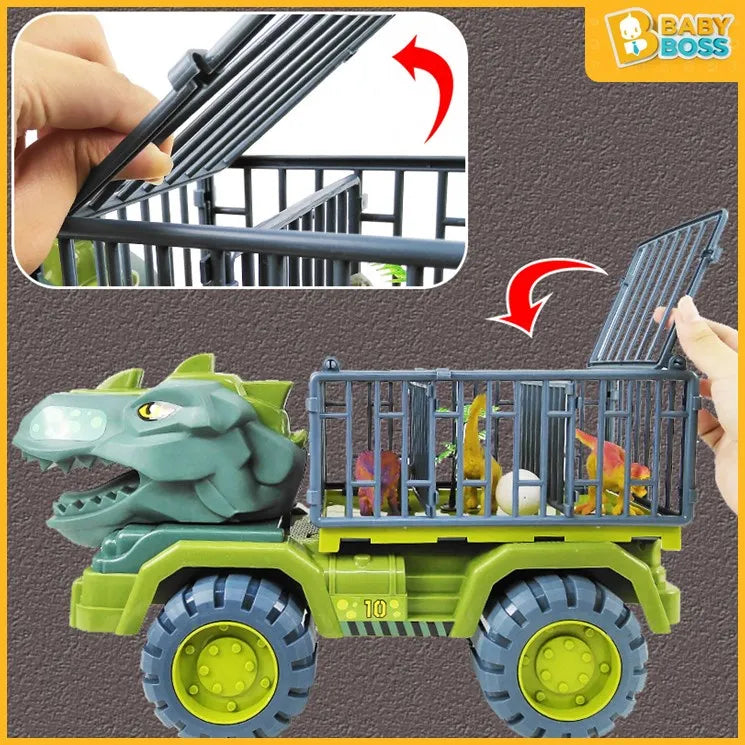 Big Dinosaur Car Truck Telur Dinosaur Set Jurassic Toys