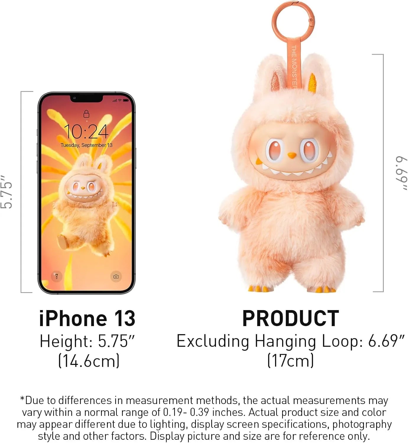 Cute Soft Bunny Doll with Keychain for Kids Girls Boys labubu
