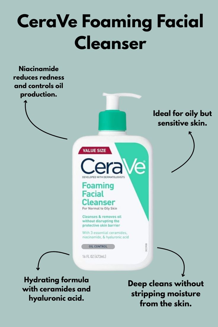 Cera Ve Foaming Facial Cleanser  237ml (Imported from USA)