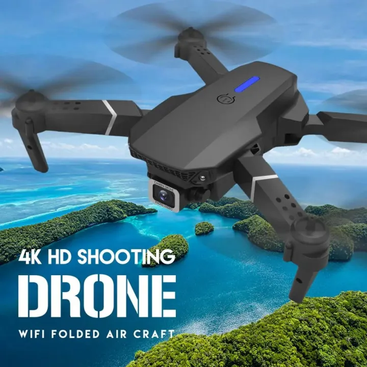 E88 Pro 2024 New Drone FPV Drone With Wide Angle Foldable Quadcopter Drones Kid Gift Toys Mini Drone Toy