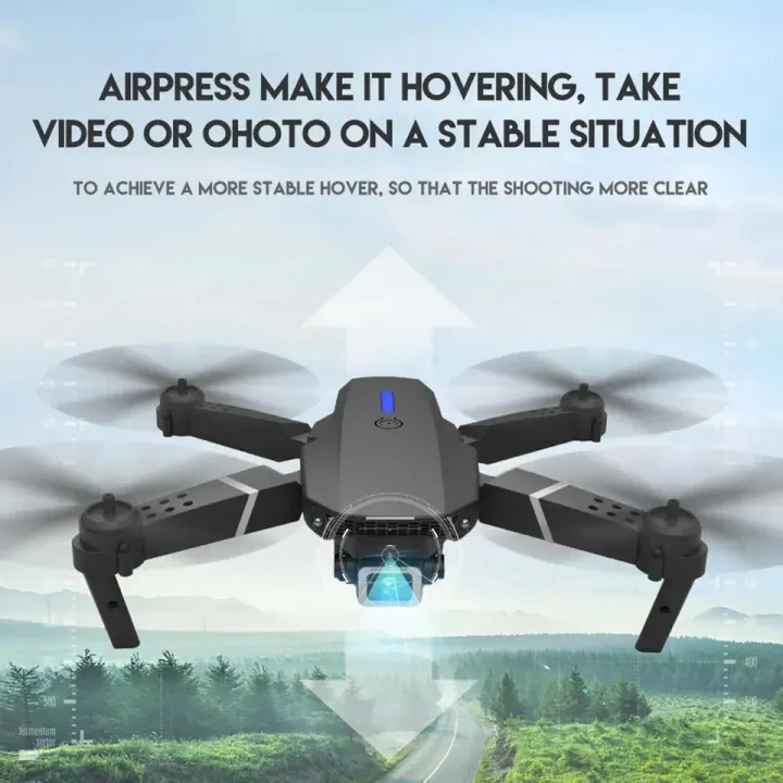 E88 Pro 2024 New Drone FPV Drone With Wide Angle Foldable Quadcopter Drones Kid Gift Toys Mini Drone Toy