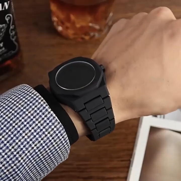 Black Arabic Aura watch For Men & Women