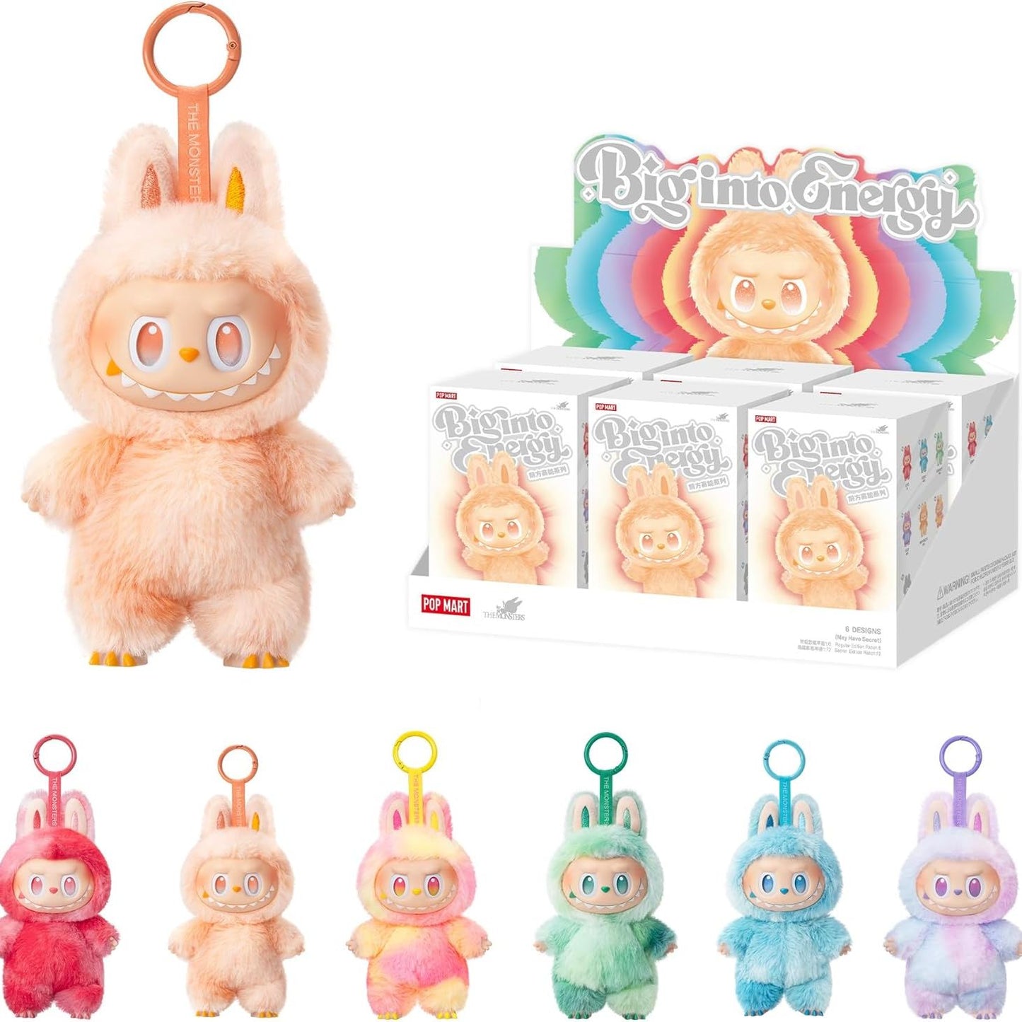 Cute Soft Bunny Doll with Keychain for Kids Girls Boys labubu